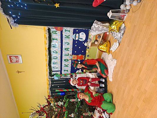Grafika #44: Wizyta Świętego Mikołaja w Przedszkolu