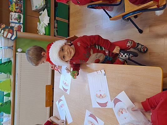 Grafika #51: Wizyta Świętego Mikołaja w Przedszkolu