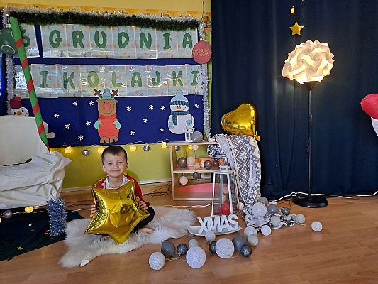 Grafika #57: Wizyta Świętego Mikołaja w Przedszkolu