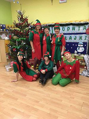 Grafika #67: Wizyta Świętego Mikołaja w Przedszkolu