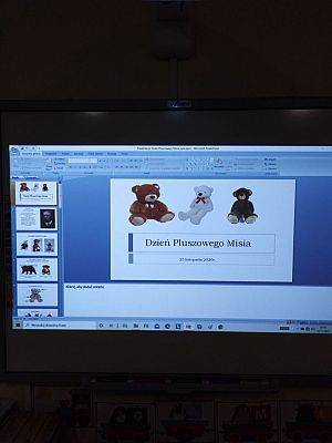 Grafika #38: "Dzień Pluszowego Misia" w Przedszkolu