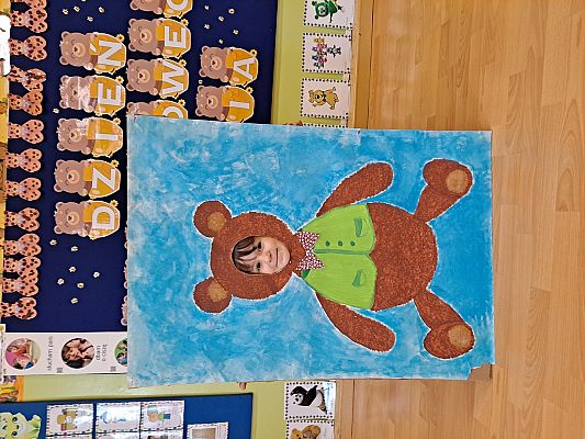 Grafika #43: "Dzień Pluszowego Misia" w Przedszkolu