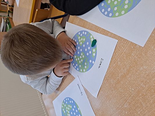 Grafika #6: Dzieci z grupy Liski zakończyły temat tygodniowy związany z ekologią.