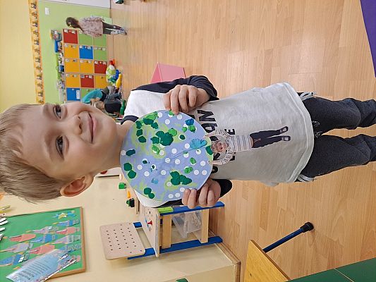 Grafika #8: Dzieci z grupy Liski zakończyły temat tygodniowy związany z ekologią.