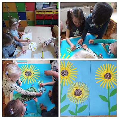 Grafika #0: Słonecznik Vincenta Van Gogha oczami Sówek i Mróweczek