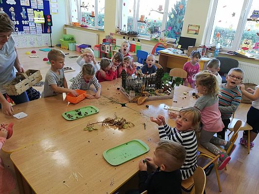 Grafika #3: JESIENNE MAKIETY Sówki &amp; Mróweczki