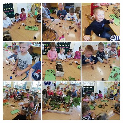 Grafika #0: JESIENNE MAKIETY Sówki &amp; Mróweczki