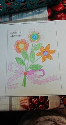 Grafika #3: Dzień Matki w klasie III