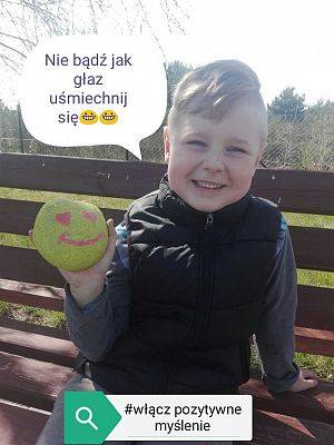 Grafika #35: #WŁĄCZ POZYTYWNE MYŚLENIE JESZCZE BĘDZIE NORMALNIE