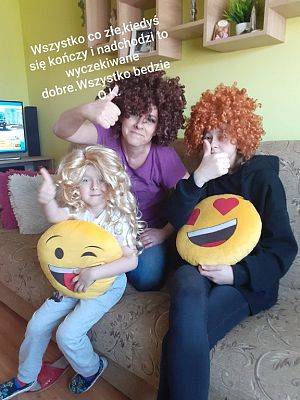 Grafika #34: #WŁĄCZ POZYTYWNE MYŚLENIE JESZCZE BĘDZIE NORMALNIE