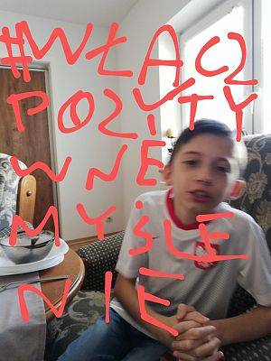 Grafika #5: #WŁĄCZ POZYTYWNE MYŚLENIE JESZCZE BĘDZIE NORMALNIE