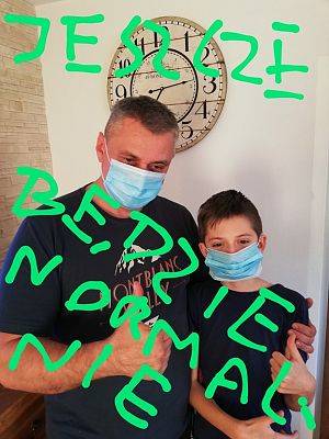 Grafika #6: #WŁĄCZ POZYTYWNE MYŚLENIE JESZCZE BĘDZIE NORMALNIE