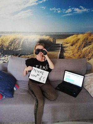 Grafika #22: #WŁĄCZ POZYTYWNE MYŚLENIE JESZCZE BĘDZIE NORMALNIE