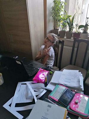 Grafika #2: Nauka zdalna w klasie III