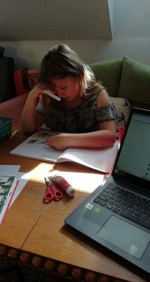 Grafika #20: Nauka zdalna w klasie III