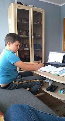 Grafika #4: Nauka zdalna w klasie III