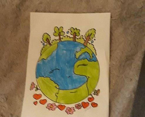 Grafika #1: Leśne Skrzaty – Dzień Ziemi