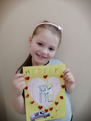 Grafika #2: Podziękowanie dla Pracowników Służby Zdrowia