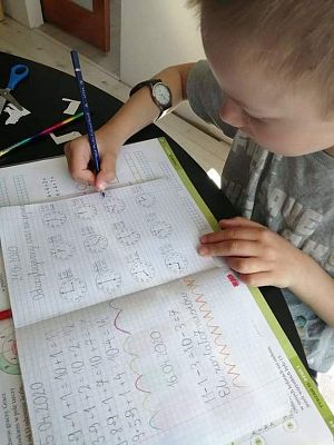 Grafika #44: Zdalne nauczanie w klasie 1