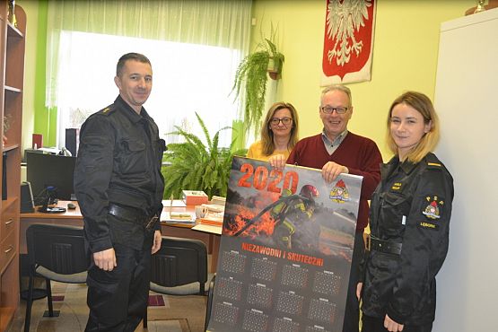 Grafika #1: Wizyta strażaków w naszej szkole