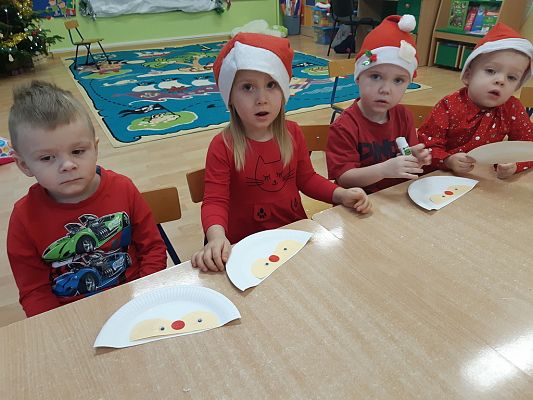 Grafika #20: Mikołajki w przedszkolu