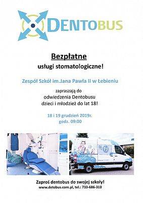 Grafika #1: Przyjazd Dentobusu 18 i 19 grudzień 2019 r.