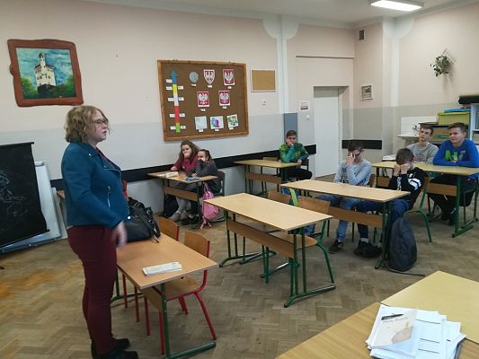 Grafika #2: Wizyta przedstawiciela Zespołu Szkół Gospodarki Żywnościowej i Agrobiznesu.