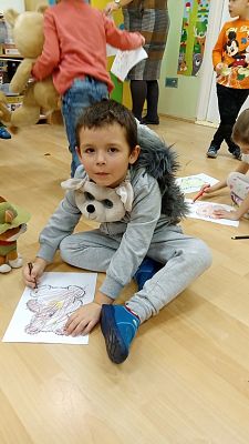 Grafika #10: Jesienny bal z misiem