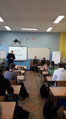 Grafika #0: Spotkanie z przedstawicielami szkoły ponadpodstawowej