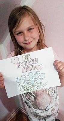 Grafika #6: Dzień Matki w klasie III