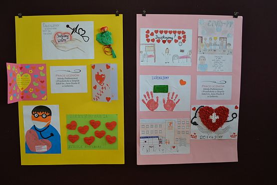 Grafika #2: #JESTEŚMY Z WAMI - DZIĘKUJEMY