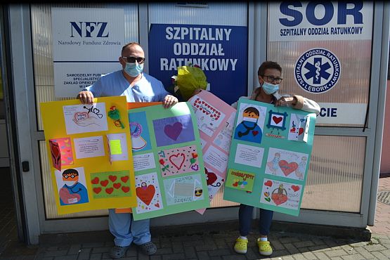 Grafika #11: #JESTEŚMY Z WAMI - DZIĘKUJEMY