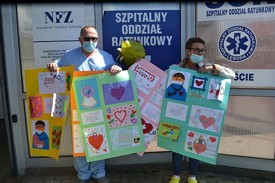 Grafika #12: #JESTEŚMY Z WAMI - DZIĘKUJEMY