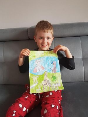 Grafika #4: 100 świeczek z okazji 100tnych urodzin Jana Pawła II