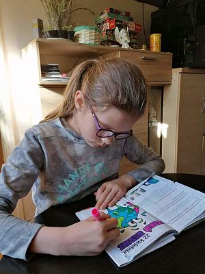 Grafika #12: Nauka zdalna w klasie III