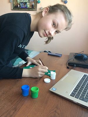 Grafika #7: Zdalne nauczanie w klasie V B