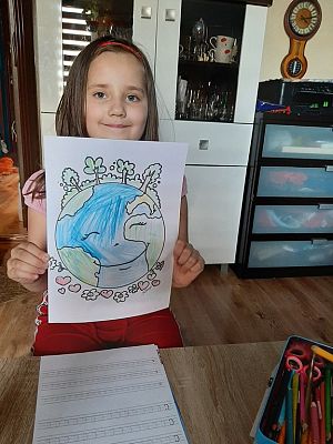 Grafika #5: Leśne Skrzaty – Dzień Ziemi