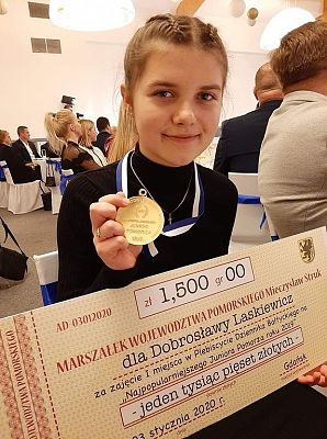 Grafika #4: Nasza uczennica najpopularniejszą Juniorką Pomorza w Plebiscycie Sportowym