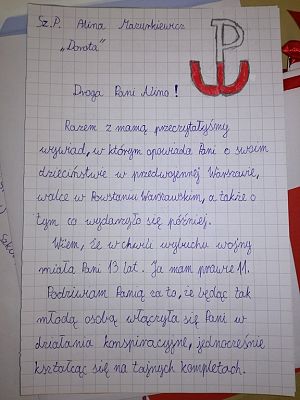 Grafika #2: Wysyłamy kartki do Powstańców Warszawskich