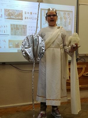 Grafika #4: Klasa V b z wizytą na górze Olimp.