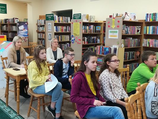 Grafika #0: Konkurs w bibliotece