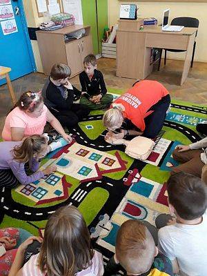 Grafika #6: Zajęcia z pierwszej pomocy w klasie II