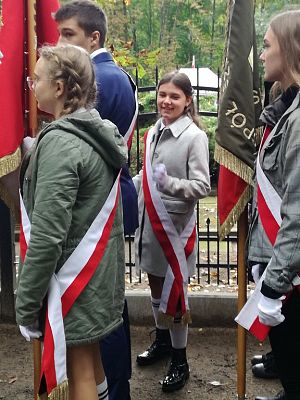 Grafika #3: Uroczystość patriotyczno – religijna ku czci pomordowanych więźniów KL Stutthof