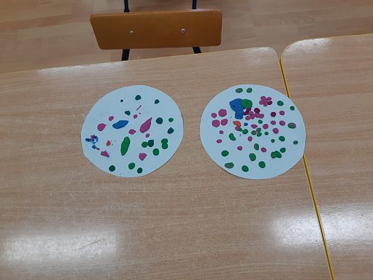 Grafika #16: Dzień kropki w przedszkolu