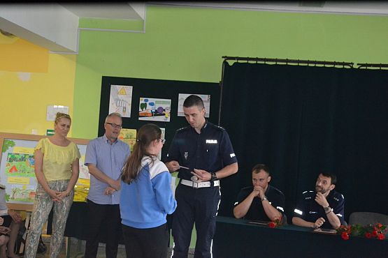 Grafika #9: Uroczyste podziękowanie policjantom z Komendy Powiatowej Policji w Lęborku