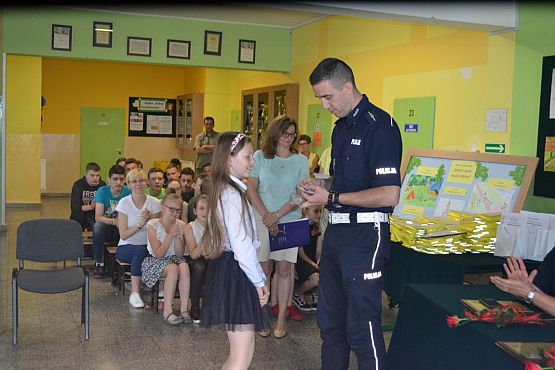 Grafika #12: Uroczyste podziękowanie policjantom z Komendy Powiatowej Policji w Lęborku