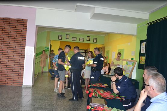 Grafika #22: Uroczyste podziękowanie policjantom z Komendy Powiatowej Policji w Lęborku