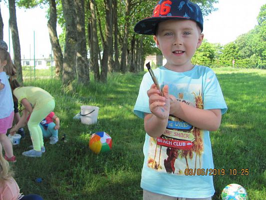 Grafika #7: Dzień Dziecka w przedszkolu