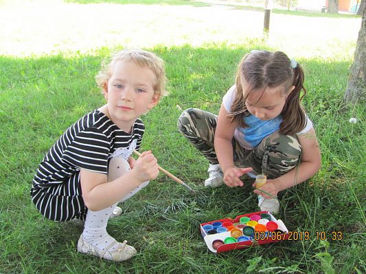 Grafika #10: Dzień Dziecka w przedszkolu