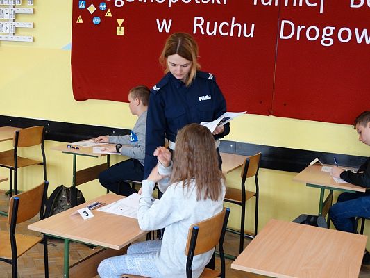 Grafika #2: Eliminacje powiatowe Ogółnopolskiego Turnieju Bezpieczeństwa w Ruchu Drogowym